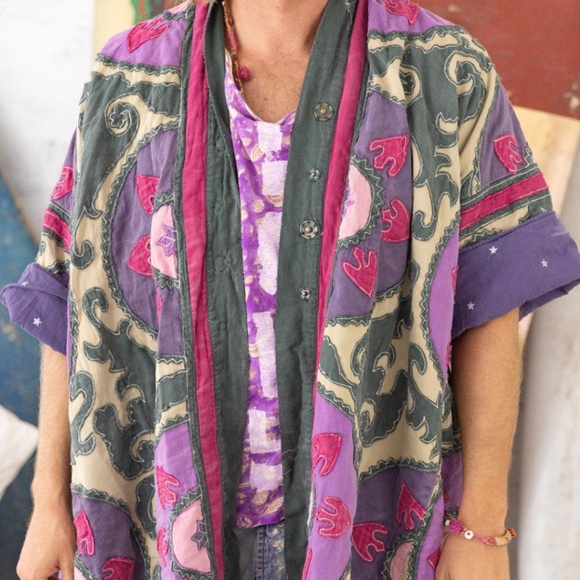 💜APPLIQUE’ HIPPIE COAT💜 - Picture 5 of 7